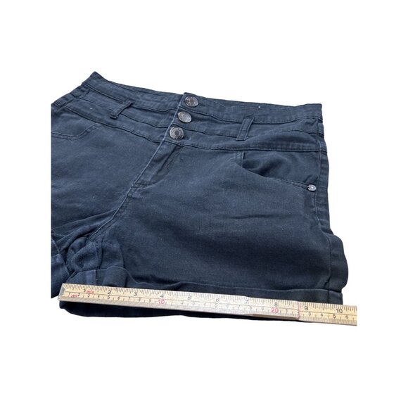 Celebrity Pink Jeans Womens Black Denim Shorts Size 13 - Picture 4 of 6